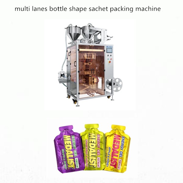 multi lanes irregular pouch packing machine