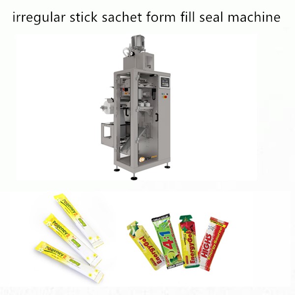 irregular stick sachet form fill seal machine