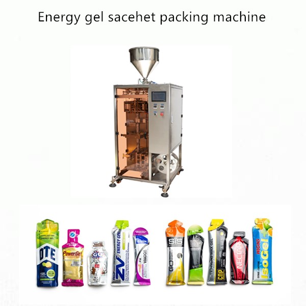 irregular pouch energy gel packing machine