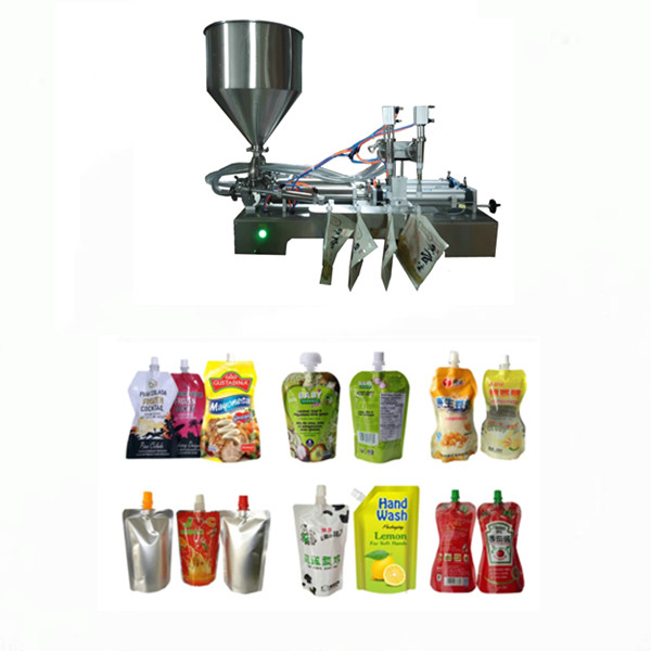 hand type spouted pouch filling capping machine