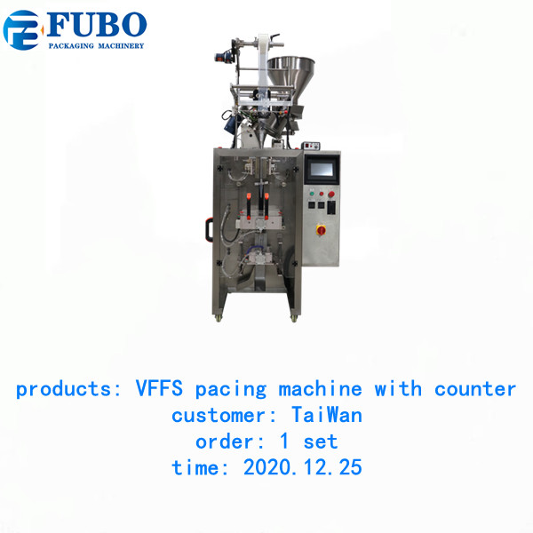VFFS sachet packing machine with counting machine