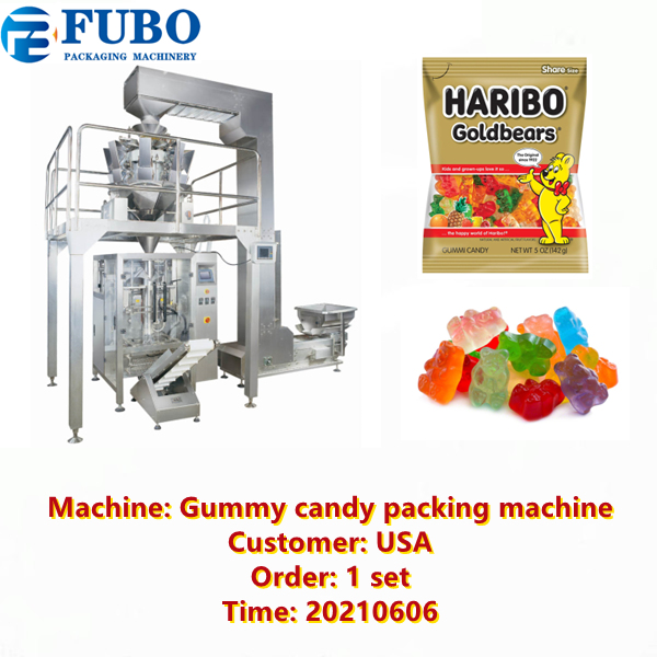 FBV-620 VFFS 1-5 kgs gummy bear pouch packing machine