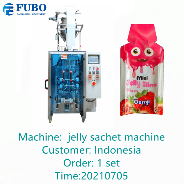 FBV-300 fruits jelly sachet form fill sealing machine