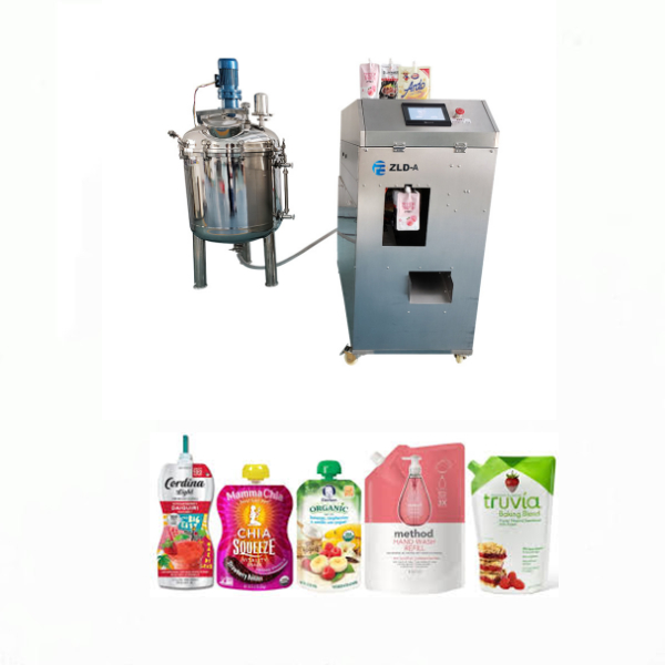2 heads spouted pouch filling machine