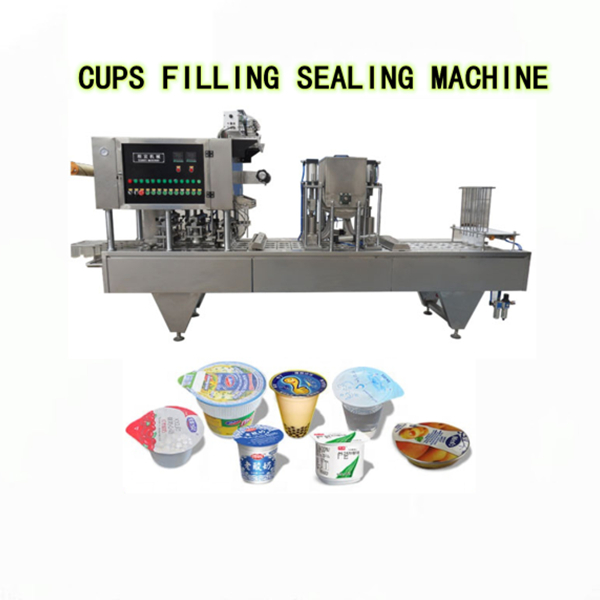 cups filling sealing machine