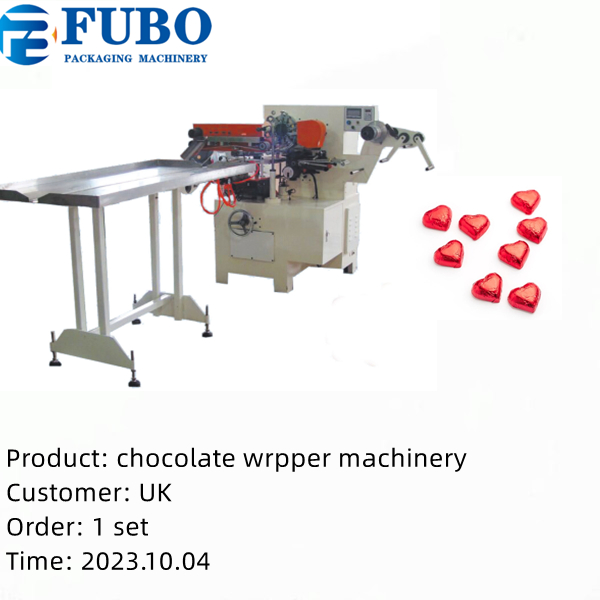 chocolates wrapper machinery | chocolates foiling machine