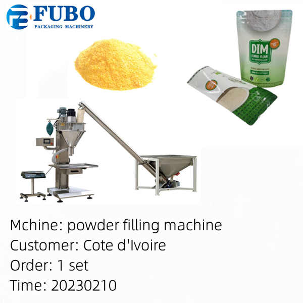 semi pouch powder filling sealing machine