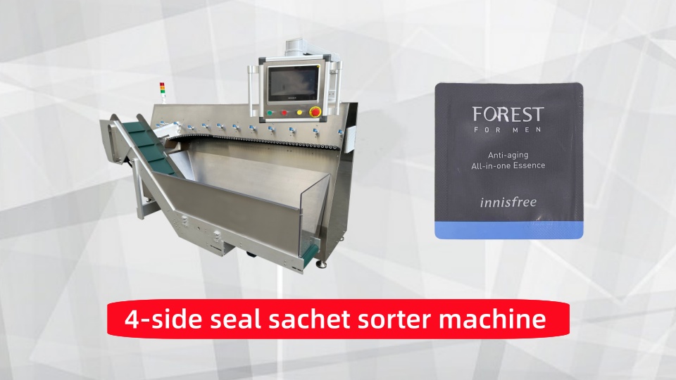 sachets/bags/pouches sorting machine (servo system sorter machinery)