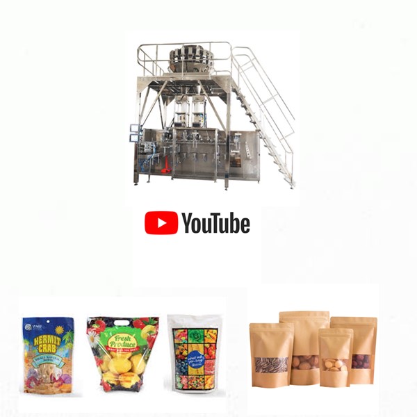 premade bag nuts filling sealing machine