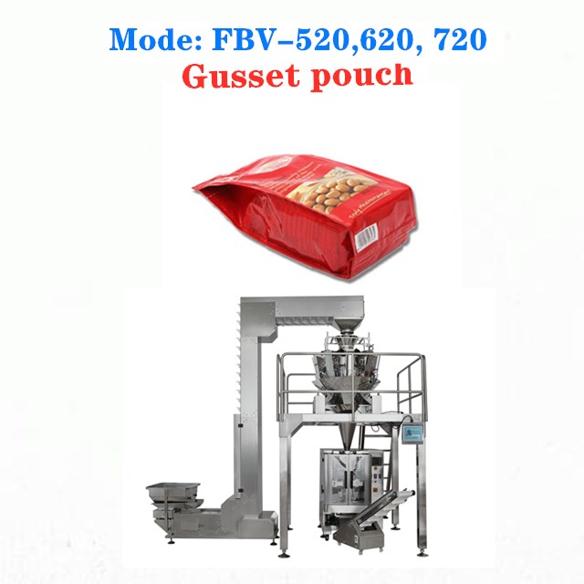 gusset pouch packing machine