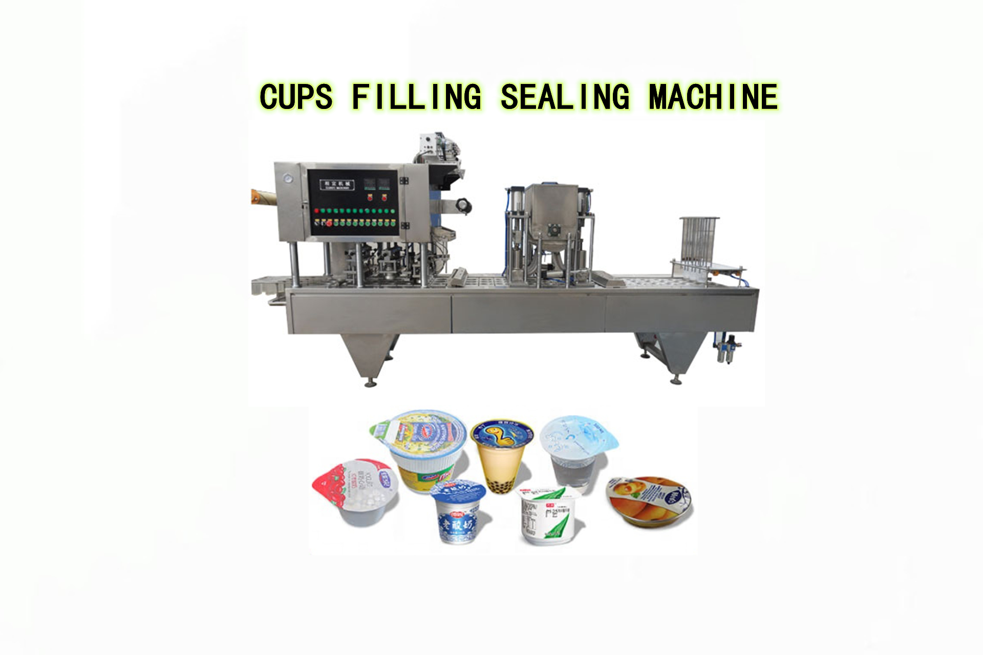 jelly cups filling sealing machine