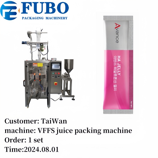 vertical 3 sides seal sachet form fill seal packing machine of juice