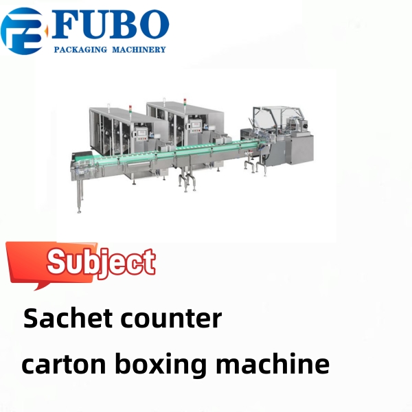 sachets sorting counting carton box packing machinery