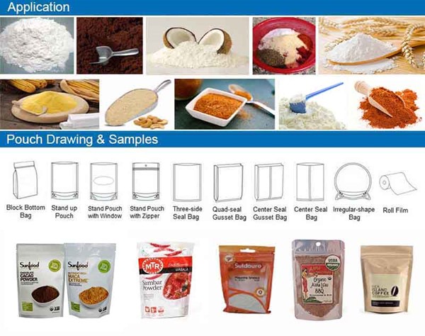 doypack powder filling sealing machine