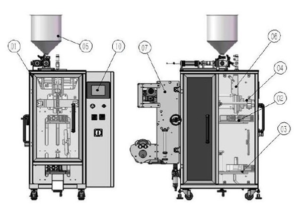 energy gel packing machine