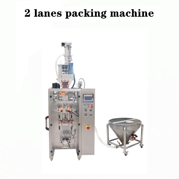 2 lanes stick sachet packing machine