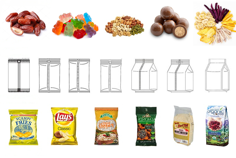 vffs packing machine gummy candy