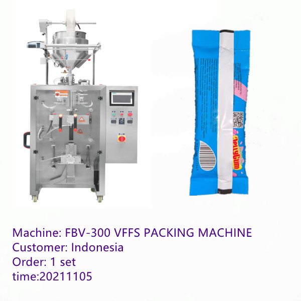 vffs jelly sachet packing machine