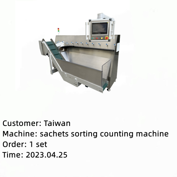 sachet sorting counting machine